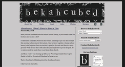 Desktop Screenshot of bekahcubed.menterz.com